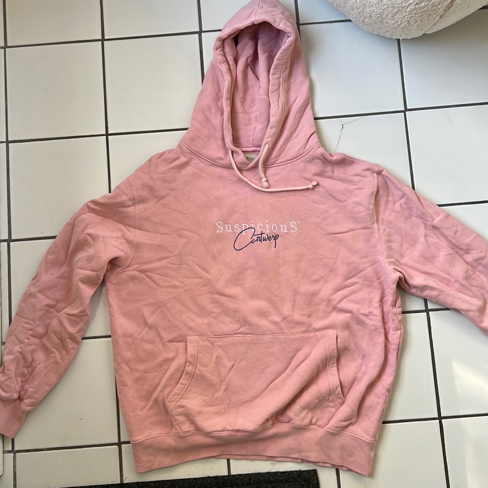 Suspicious Antwerp pink hoodie